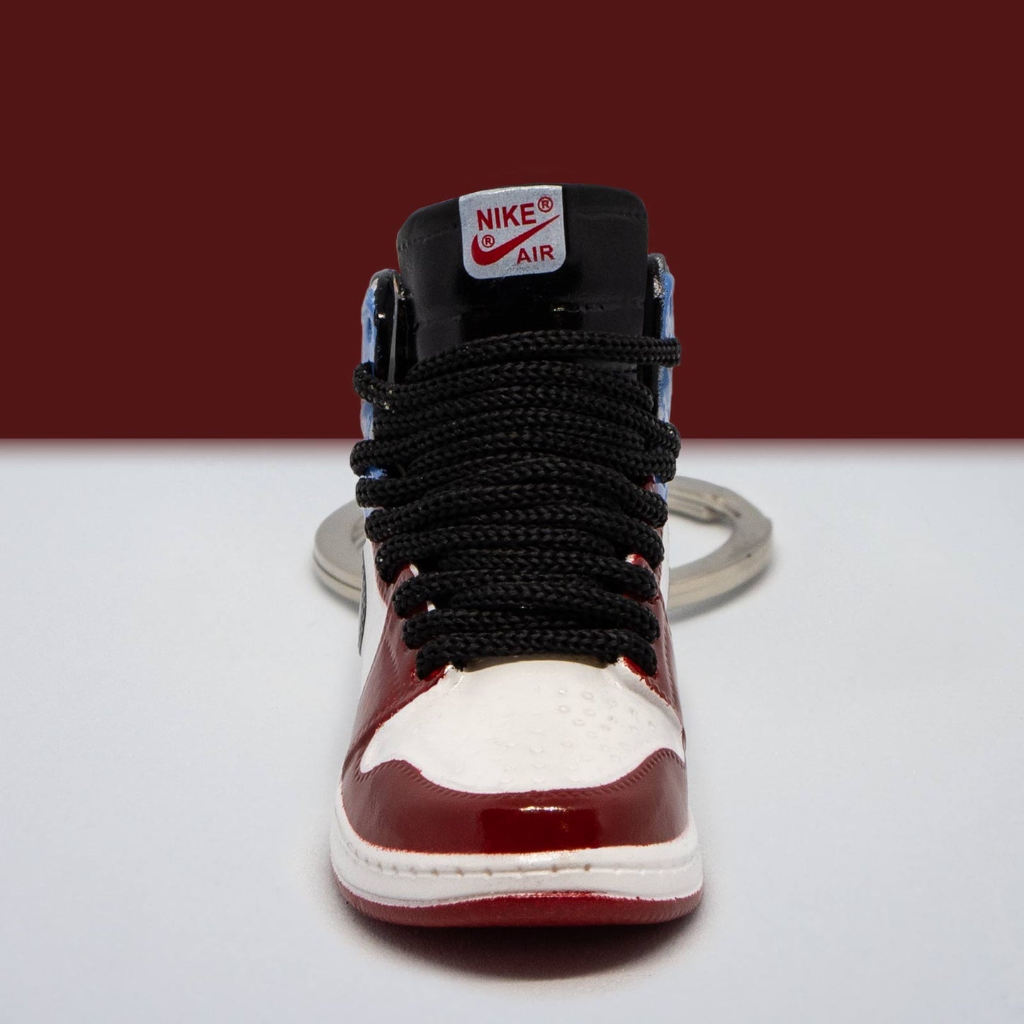 Nike Jordan bleu et rouge
