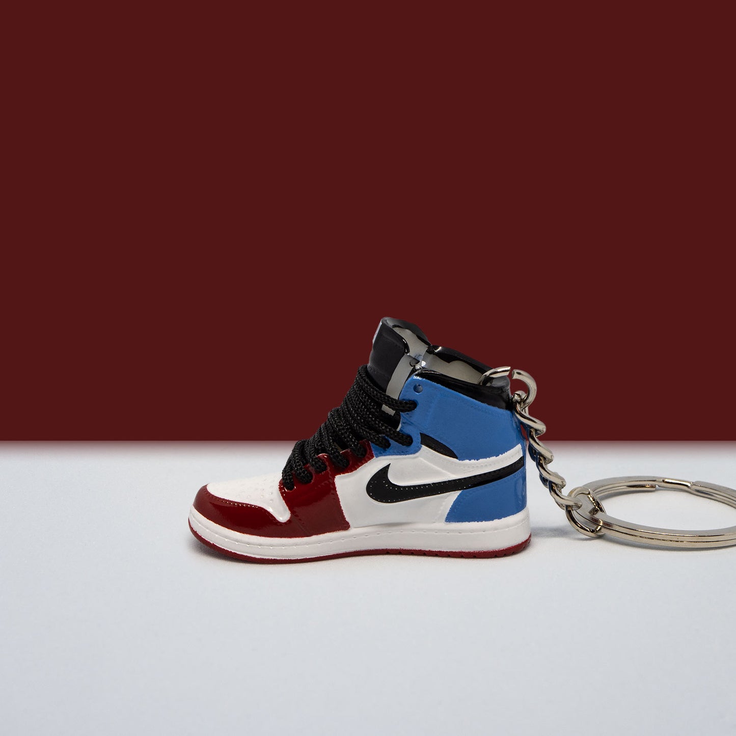 Nike Jordan bleu et rouge